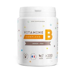 Toptopdeal-Vitamines-B-Complexe---200-comprimés---Cheveux---Peau---GPH-DIFFUSION