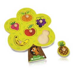 Toptopdeal-fr-Janod---Puzzle-à-Encastrement-en-Bois-Arbre-Gourmand---6-Pièces-à-Tenons