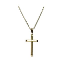Toptopdeal-fr-Magnifique-et-spécial-croix-en-or-jaune-18-carats-amande-de-2,50-cm-de-haut-(sans-la-poignée)-par-1,50-cm-de-large,-avec-chaîne-forcée-de-50-cm-de-forte-et-apparente.