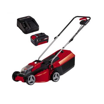 toptopdeal-Einhell Tondeuse à gazon sans fil GE-CM 18 30 Li (1x3 0Ah) Système Power X Change (18 V 3 0 Ah, Largeur de coupe 30 cm,