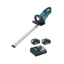toptopdeal-Makita DUH651RF2 Taille-haie 36V (2x18V) 3 Ah 65 cm (Inclus 2 Batteries + 1 Chargeur DC18RC)