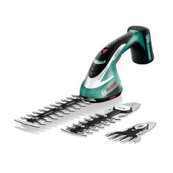 toptopdeal Set Sculpte-Haies et Taille-Herbes Bosch - ASB 10,8 LI (10,8 V, Set 3 Lames, Chargeur, Coffret plastique)