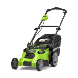 toptopdeal Greenworks Tondeuse à batterie double lam