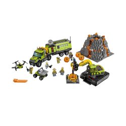 toptopdeal LEGO - 60124 - La Base d'Exploration du Volcan