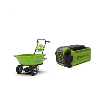 toptopdeal-Greenworks Tools 7400007 Cordless Garden Cart