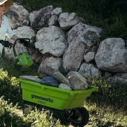 Greenworks Chariot de jardin sans fil