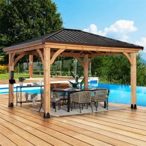 Gazebos de jardin pour aménager votre extérieur