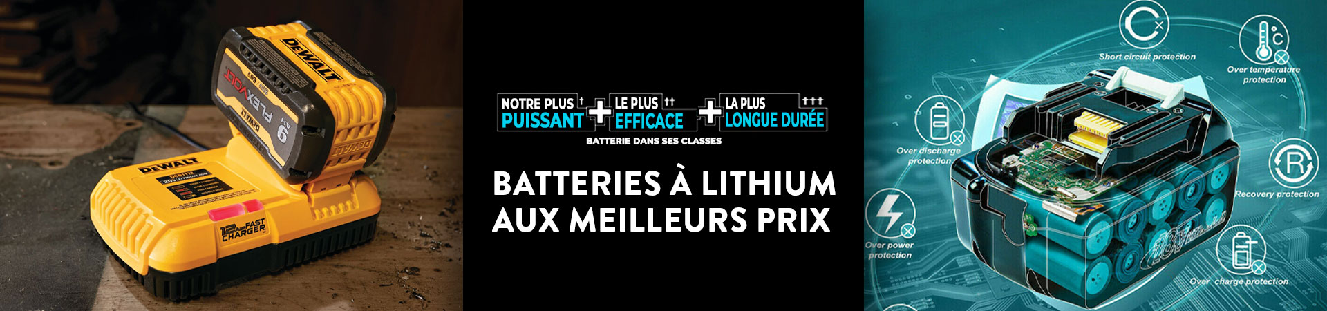 BATTERIES ET CHARGEUR